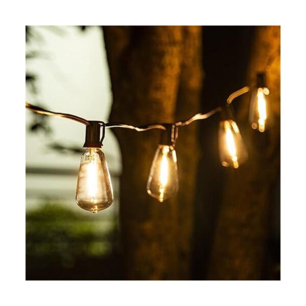 Vanthylit Cadena de luces para exteriores de 15 pies con_2