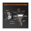 Vanvale Superbright Linterna LED de mano potente_2
