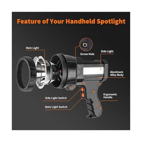 Vanvale Superbright Linterna LED de mano potente_2