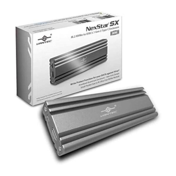 Vantec M.2 Nvme SSD to USB 3.1 Gen 2 Type C Enclosure with_1