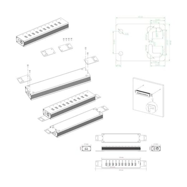 Vantec Hub USB 3.0 de 10 puertos aluminio con_6