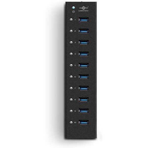 Vantec Hub USB 3.0 de 10 puertos aluminio con_2