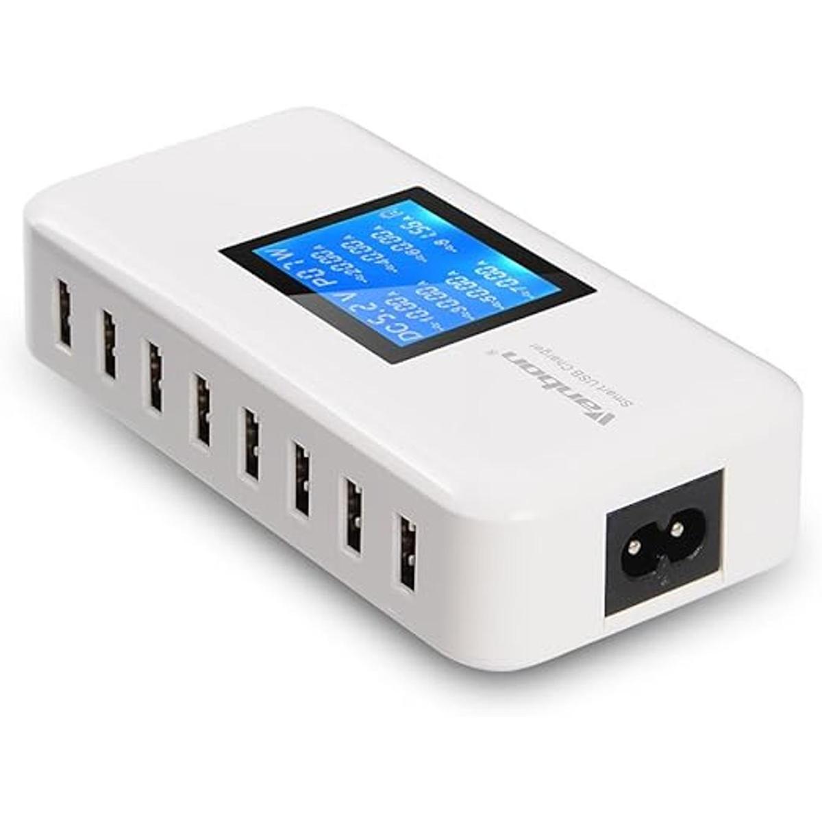 Vanbon Cargador de pared USB de 60 W y 8 puertos estación