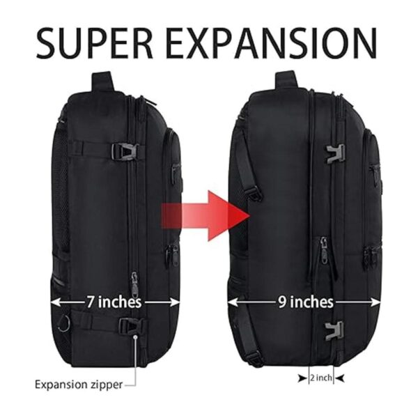 Vancropak Mochila de viaje de 40 litros aprobada por_3