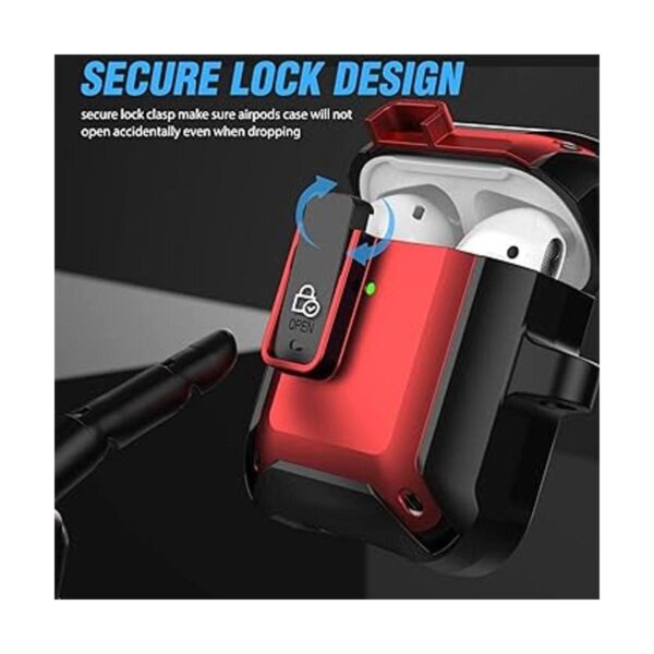 Valkit Funda para Airpods para hombre con cerradura serie