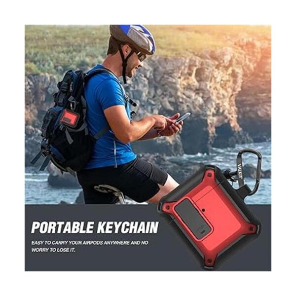 Valkit Funda para Airpods para hombre con cerradura serie