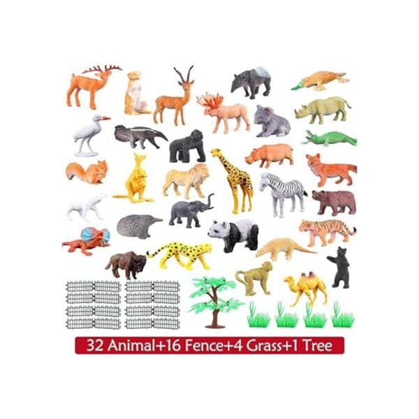 ValeforToy Figura de animales 54 piezas de juguetes de