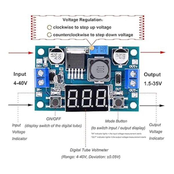 Valefod LM2596 Regulador de voltaje CC a CC 440 V a 1.535_3