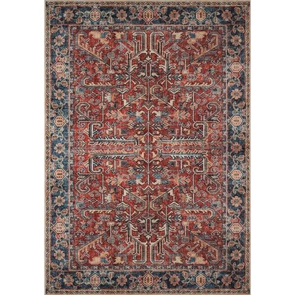 Valenrug Tapete de área oriental lavable a máquina 4 x 6_2