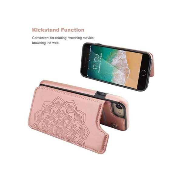 Vaburs Funda tipo cartera para iPhone SE 2022SE_4