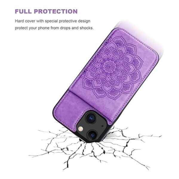 Vaburs Funda tipo cartera para iPhone 13 funda con_5