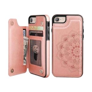 Vaburs Funda tipo cartera para iPhone SE 2022SE_1