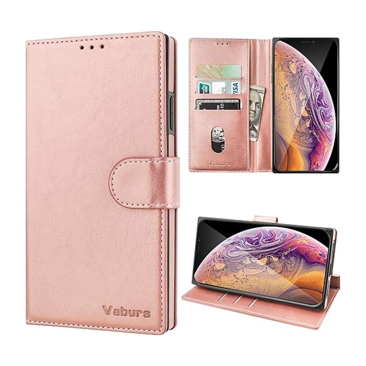Vaburs Funda tipo cartera compatible con iPhone Xs Max con