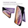 Vaburs Funda para iPhone Xs para iPhone X con tarjetero_4