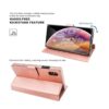 Vaburs Funda tipo cartera compatible con iPhone Xs Max con_5