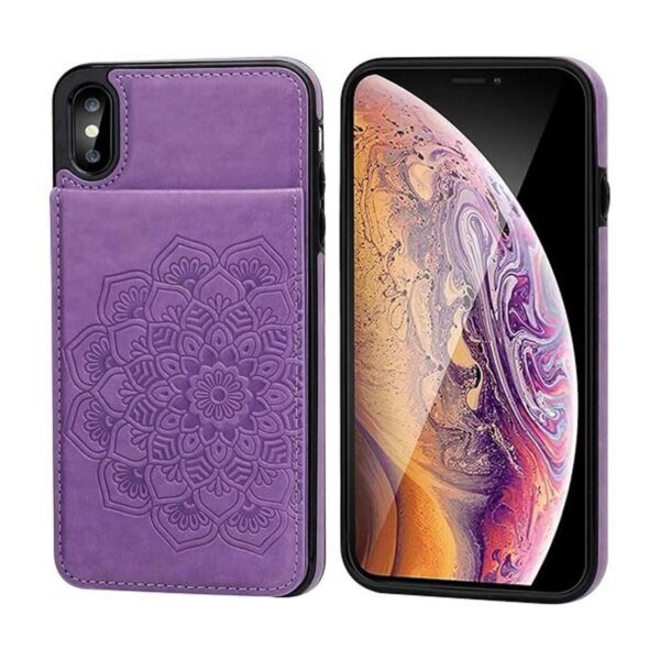 Vaburs Funda para iPhone Xs para iPhone X con tarjetero_2