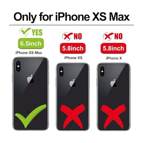 Vaburs Funda tipo cartera compatible con iPhone Xs Max con_2