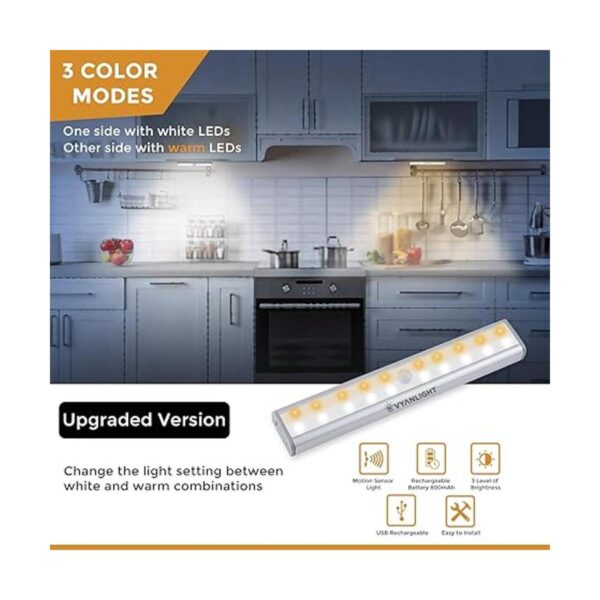 VYANLIGHT Luz activada por movimiento luces LED_2