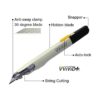 VViViD Cuchillo de corte multiusos de precisión retráctil_2