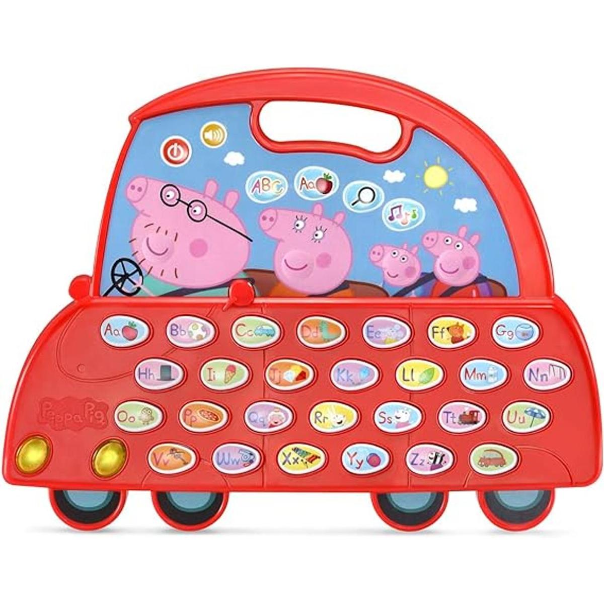 VTech Peppa Pig Learn and Go Coche del alfabeto color rojo