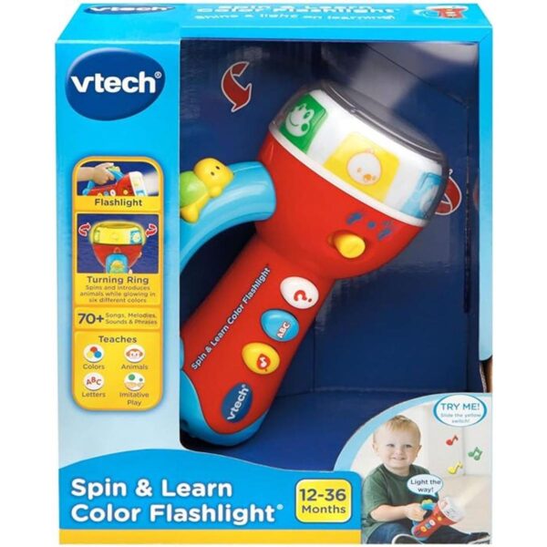 VTech Spin Learn Linterna de color color rojo_6