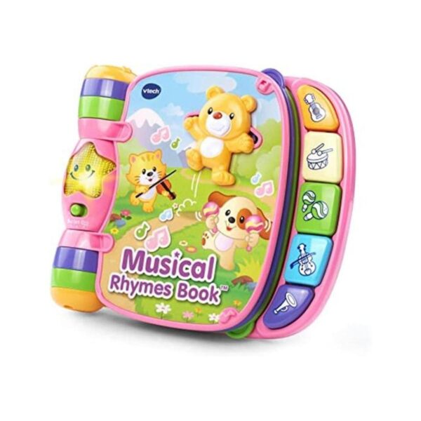 VTech Musical Rhymes Book Online Exclusive color rosa_1