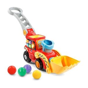 VTech Bulldozer Push and Pop Pop Exclusivo de Amazon rojo_1
