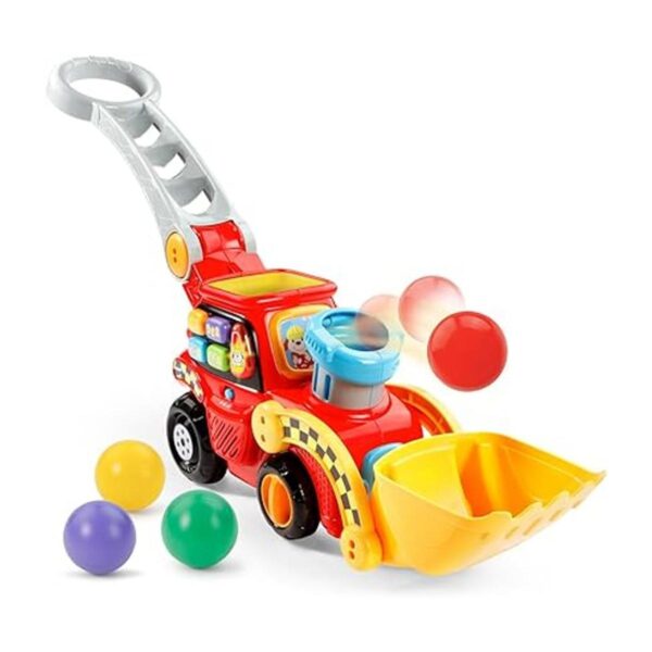 VTech Bulldozer Push and Pop Pop Exclusivo de Amazon rojo_2