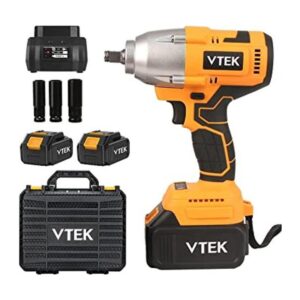 VTEK Llave de impacto sin escobillas de 12 pulgada
