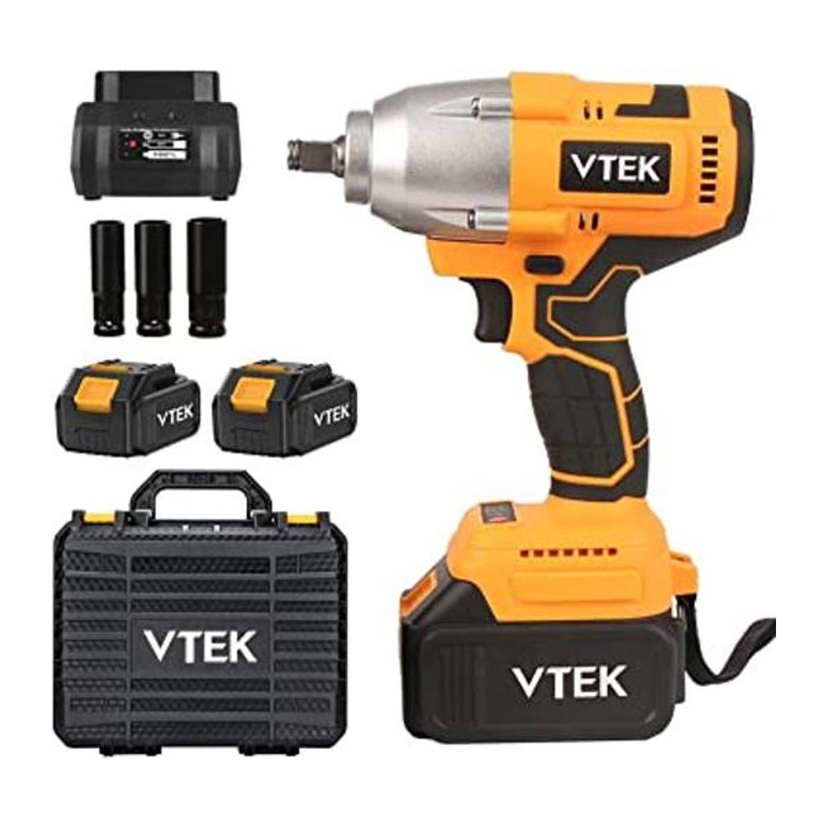 VTEK Llave de impacto sin escobillas de 12 pulgada