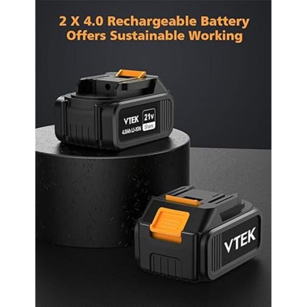 VTEK Llave de impacto sin escobillas de 12 pulgada