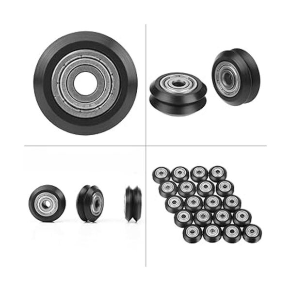 VShape Groove Wheel 0.197 in Bore 625 Rodamiento Polea_2