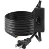 VSEER Cable de alimentación de lámpara con interruptor de_2
