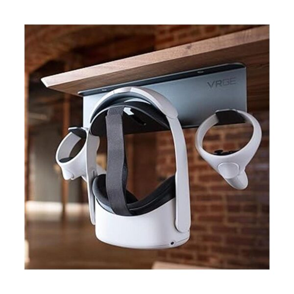 VRGE VR Stand Under Desk Storage Display Hook Organizer_6
