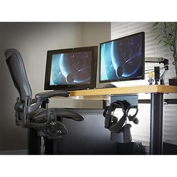 VRGE VR Stand Under Desk Storage Display Hook Organizer_2