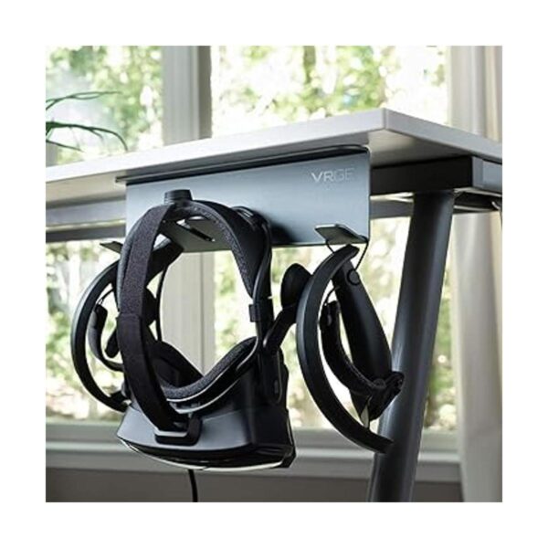VRGE VR Stand Under Desk Storage Display Hook Organizer_5