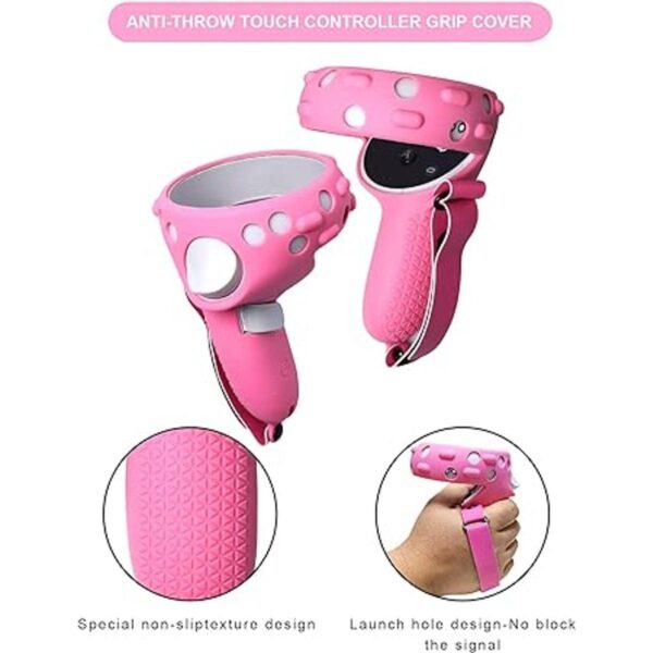 VR Head Strap for Oculus Quest 2 Accessories with Silicone_4