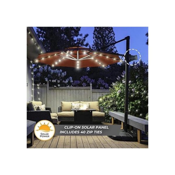 VOOKRY Luces solares para sombrilla al aire libre_2