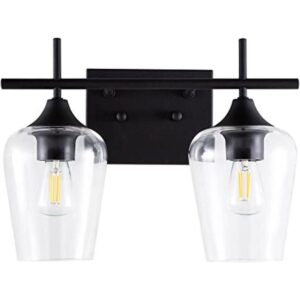 VONLUCE 2Light Vanity Light in Matt Black Finish Vintage_1