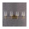 VONLUCE Lámpara de tocador dorada de 4 luces sobre espejo_4