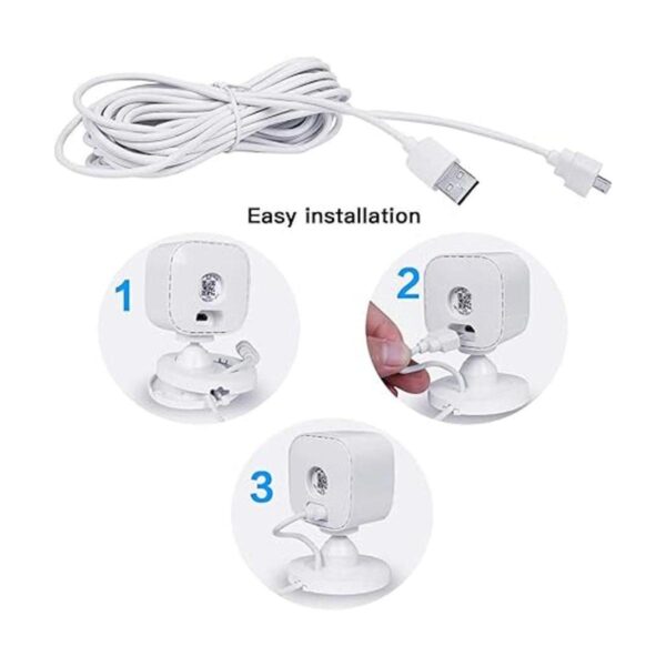 VOMENC Cable de carga de 19.7 ft para Blink Mini cable