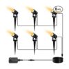 VOLISUN Paquete de 6 luces elevadas para exteriores con_1