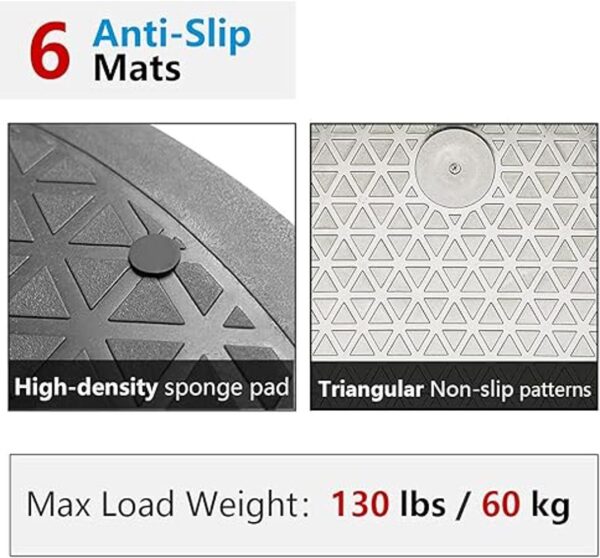 VOLCANOES CLUB Lazy Susan Organizador giratorio de 12_5
