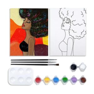 VOCHIC Kit de pintura en lienzo predibujado para pintura_1