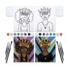 VOCHIC Kit de pintura en lienzo predibujado para parejas_1