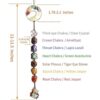 VNVETYTO rbol de la vida piedras de chakras cristales