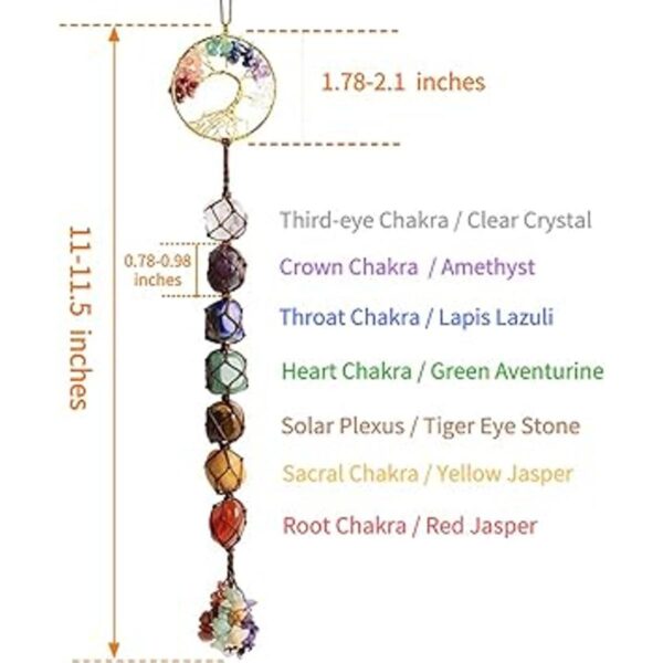 VNVETYTO rbol de la vida piedras de chakras cristales