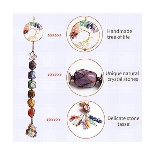 VNVETYTO rbol de la vida piedras de chakras cristales