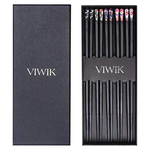VIWIK 5 pares de palillos de fibra de vidrio bonitos_1