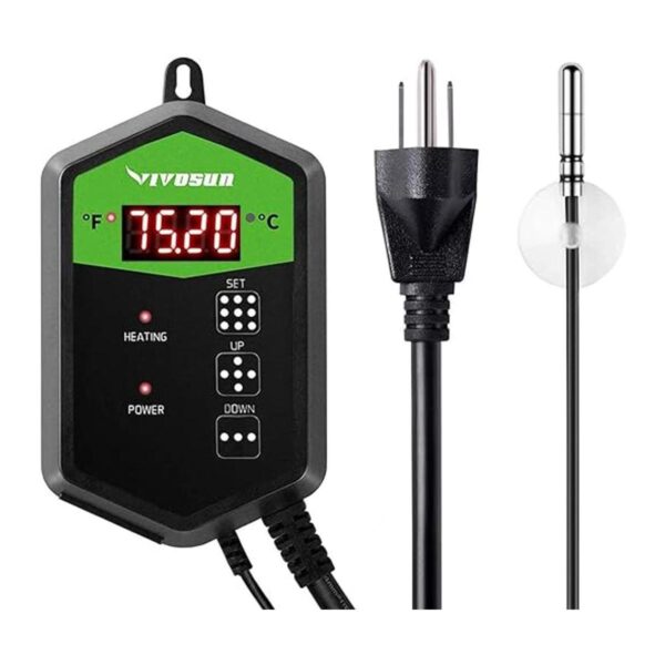 VIVOSUN controlador de termostato digital para esteras de_1